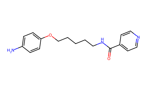 Isonicotinamide, N-(5-(p-aminophenoxy)pentyl)- 101578-27-2